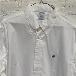 White Brooks Brothers Regent Dress Shirt XL